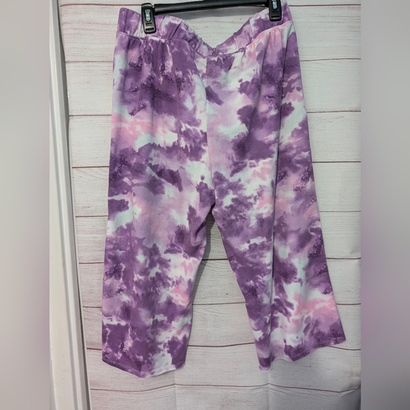 Euc George tie dye jogger capris size L - Picture 5 of 7